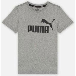 Jr Ess Logo Tee par Puma Gris 3A Accessoires
