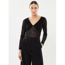 Vipasie Deep V-Neck L/S Body/C27 par Vila Noir M Accessoires