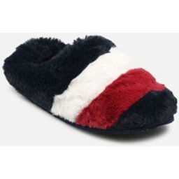 FLAG FUR HOME SLIPPER par Tommy Hilfiger Bleu 37 - 38 Femme