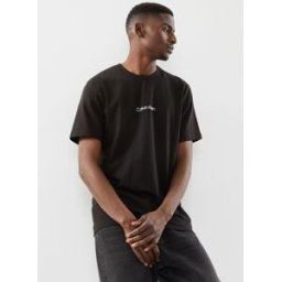 SS Crew Neck par Calvin Klein Noir XL Accessoires