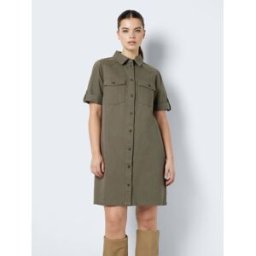 Nmnew Signe S/S Denim Dress Clr Noos par Noisy May Vert XS Accessoires