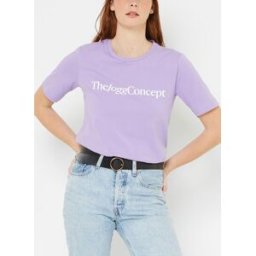 Jcsimona Logo Tshirt par The Jogg Concept Violet S Accessoires