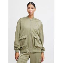 Byesto Bomber Jacket - par B-Young Vert 36 Accessoires