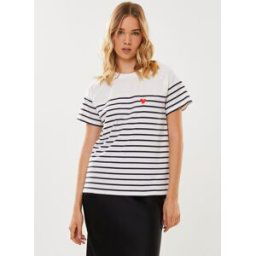 PCSVIA SS O-NECK T-SHIRT BC PA par Pieces Blanc XS Accessoires