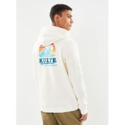 Hoodie Wave par Kulte Blanc L Accessoires