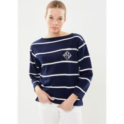 Rl Crst Mrnr-Long Sleeve-T-Shirt par Polo Ralph Lauren Bleu S Accessoires