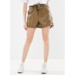 Vmlojain Hr Paperbag Belt Shorts Lcs par Vero Moda Beige S Accessoires