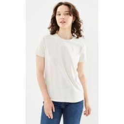 Reg Frosted Corp Logo C-Neck SS par Tommy Hilfiger Blanc S Accessoires