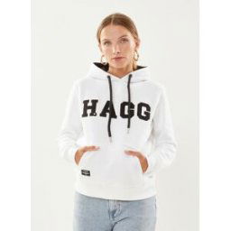 HOODIE F par Hagg Blanc L Accessoires