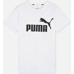 Jr Ess Logo Tee par Puma Blanc 12A Accessoires