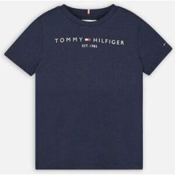 Essential Tee Short Sleeve par Tommy Hilfiger Bleu 12A Accessoires
