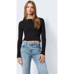 Nmjudy L/S Babylock Detail Top Fwd Noos par Noisy May Noir XL Accessoires