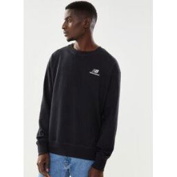 UT21501 NB Unissentials Embroidered Crew par New Balance Noir XL Accessoires