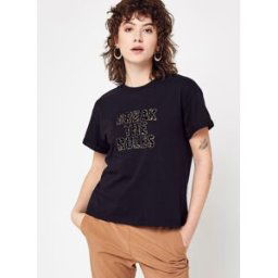 Tee Shirt Col Rond QW10204 par I.Code Noir L Accessoires
