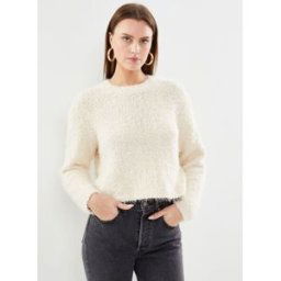 Nmsassy L/S O-Neck Knit Noos par Noisy May Beige M Accessoires