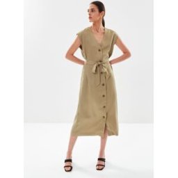 Byilini Dress - par B-Young Vert 36 Accessoires