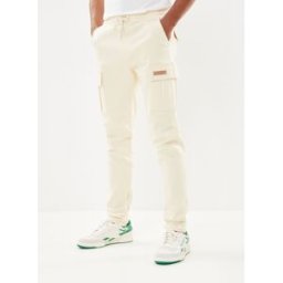 FITTED CARGO PANT WITH ZIPPER par Sixth June Beige M Accessoires
