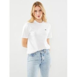 Tee Shirt TF7215 par Lacoste Blanc 38 Accessoires