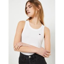 Thxsm Rib Tank Top par Tommy Hilfiger Blanc M Accessoires