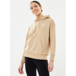 W Btr Cla Rlx Hoodie Tr par Puma Beige L Accessoires