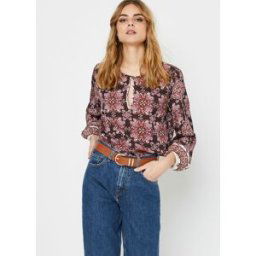 Blouse Imprimee BW13005 par IKKS Women Rose 38 Accessoires