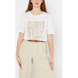 Bysafa Text Tshirt par B-Young Blanc XS Accessoires