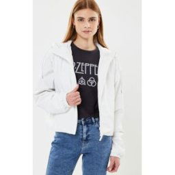Lohja Short Jacket W par Rains Blanc M Accessoires