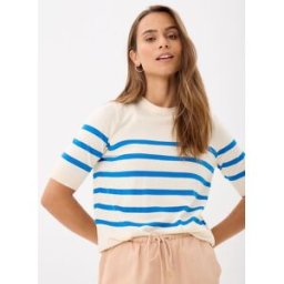 Vmsaba Plain Ss O-Neck Pullover Ga Noos par Vero Moda Beige XS Accessoires