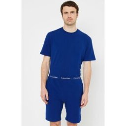 Sleep Short par Calvin Klein Bleu L Accessoires