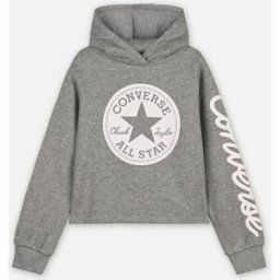 Chuck Patch Croppedhoodie par Converse Apparel Gris 2 - 3A Accessoires