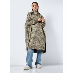 Nmsky L/S Printed Rainponcho Noos par Noisy May Multicolore T.U Accessoires