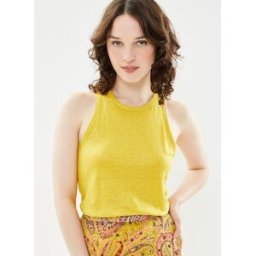 Tee-Shirt Sans Manches - BW10665 par IKKS Women Jaune XL Accessoires