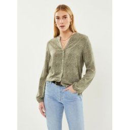 Byjosa Vneck Shirt - par B-Young Vert 38 Accessoires