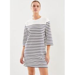 PCSIAN 3/4 O-NECK SHORT DRESS BC PA par Pieces Blanc S Accessoires