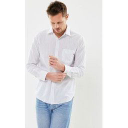 Chemise blanc rayures par Replay Blanc L Accessoires