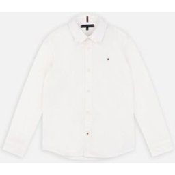 Boys Stretch Oxford par Tommy Hilfiger Blanc 5A Accessoires