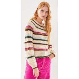BYOKSANA STRIPE JUMPER 2 - par B-Young Beige L Accessoires