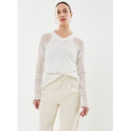 Nmlaika L/S V-Neck Knit Fwd par Noisy May Beige M Accessoires
