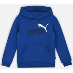 Ess+ 2 Col Big Logo Hoodie Fl B par Puma Bleu 10A Accessoires