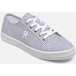 ESSENTIAL SNEAKER IN SEERSUCKER par Tommy Hilfiger Bleu 37 Femme