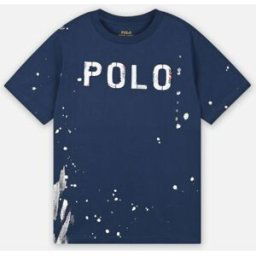 Graphic Tee2-Knit Shirts-T-Shirt par Polo Ralph Lauren Bleu 4A Accessoires