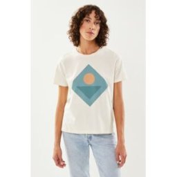 “Geometric” Tee par The Tiny Big Sister Blanc 40 Accessoires
