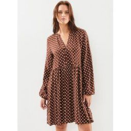 BYJOSA TUNIC LOOSE DRESS - par B-Young Marron 38 Accessoires