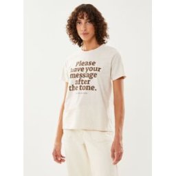 “Message” Tee par The Tiny Big Sister Blanc 36 Accessoires