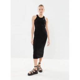 Robe Longue EF5512 par Lacoste Noir 40 Accessoires