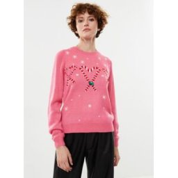 Vmcandyheart Ls O-Neck Pullover Xmas par Vero Moda Rose M Accessoires