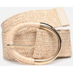 Pctaryn Waist Straw Belt Noos par Pieces Beige 75 Accessoires