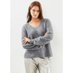 BYMARTINE OPEN BACK JUMPER - par B-Young Gris L Accessoires