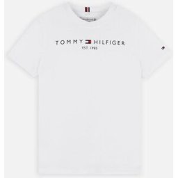 Essential Tee Short Sleeve par Tommy Hilfiger Blanc 10A Accessoires