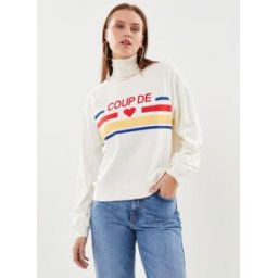 PCLIVA LS PRINT SWEAT KAC FC par Pieces Blanc L Accessoires
